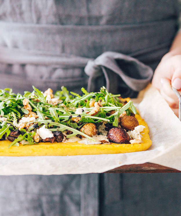 Polenta Pizza in the Thermomix