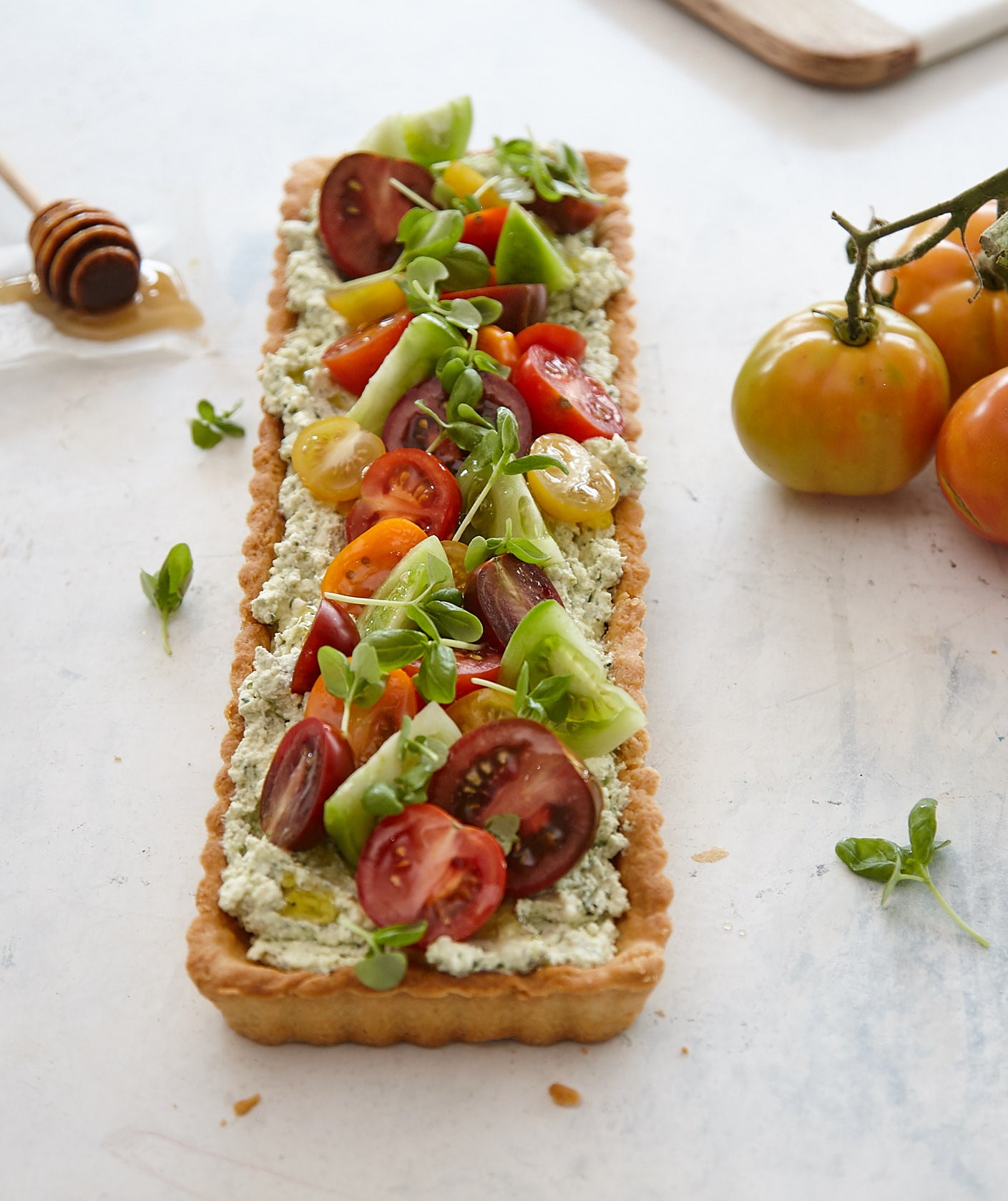 Savoury Summer Tart in the Thermomix | Recipe