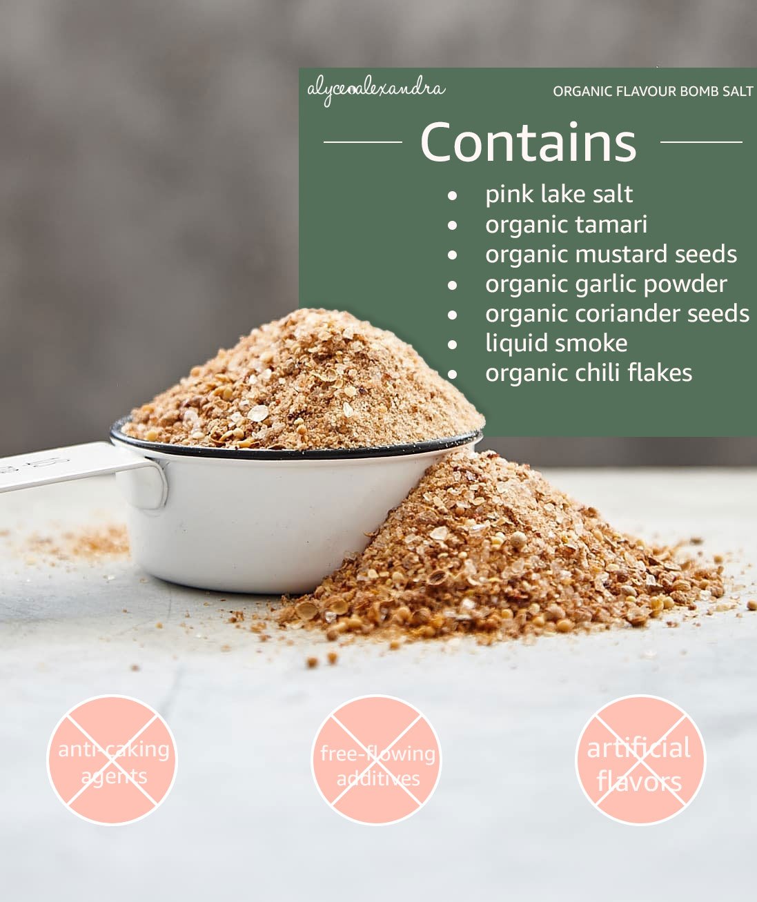 Alyce's Organic Flavour Bomb Salt