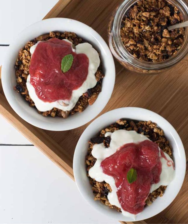 Rhubarb & Rosewater Compote in the Thermomix | Recipe
