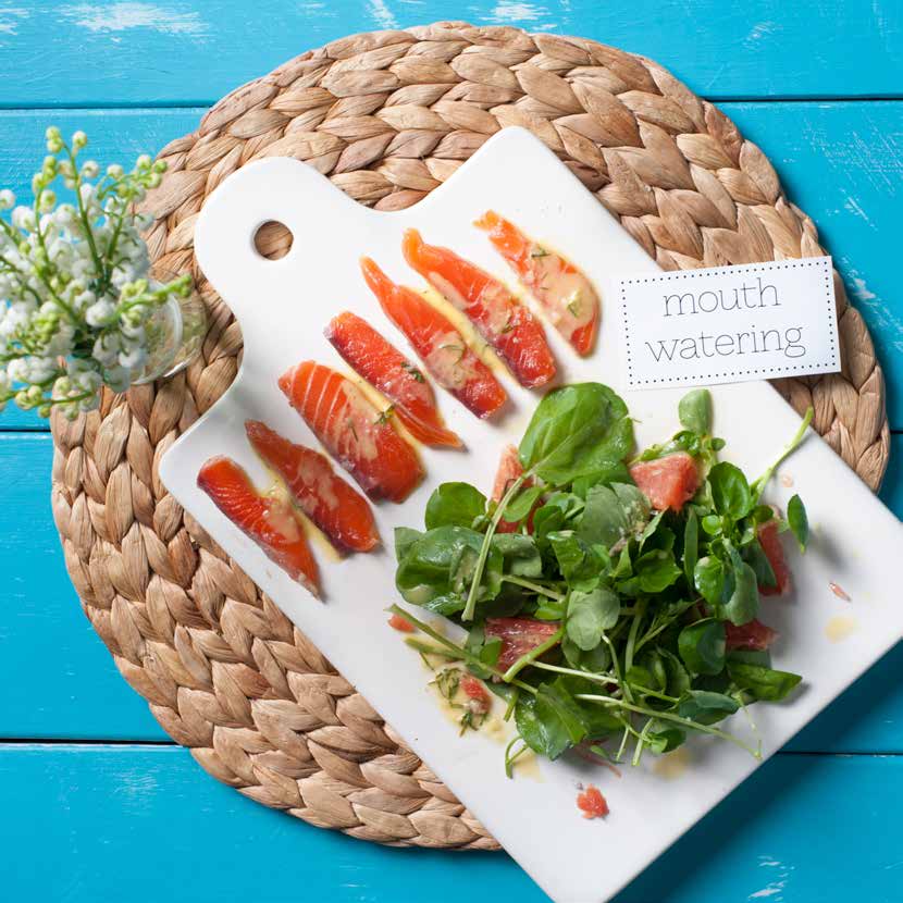 Cured Salmon & Citrus Saladin the Thermomix | Recipe