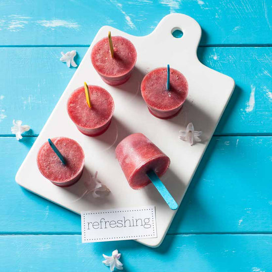 Blood Orange & Watermelon Icy Poles in the Thermomix Recipe tagged