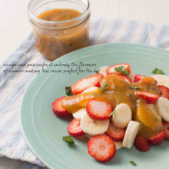 Passionfruit & Mango Coulis in the Thermomix Recipe alyce alexandra