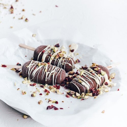 Healthy Thermomix Fudgesicles Recipe (vegan)