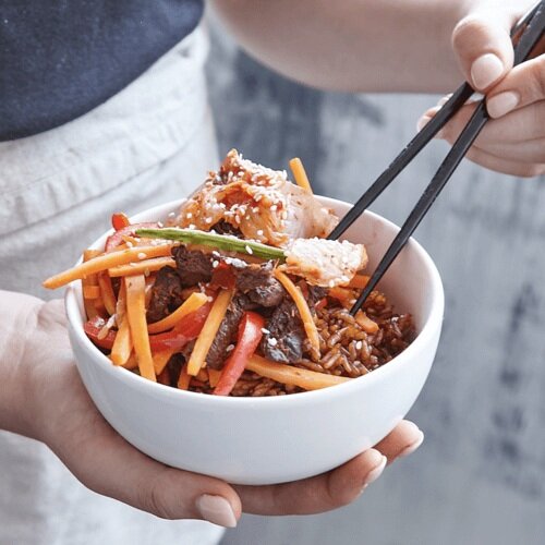 Korean Rice Bowl Thermomix Recipe