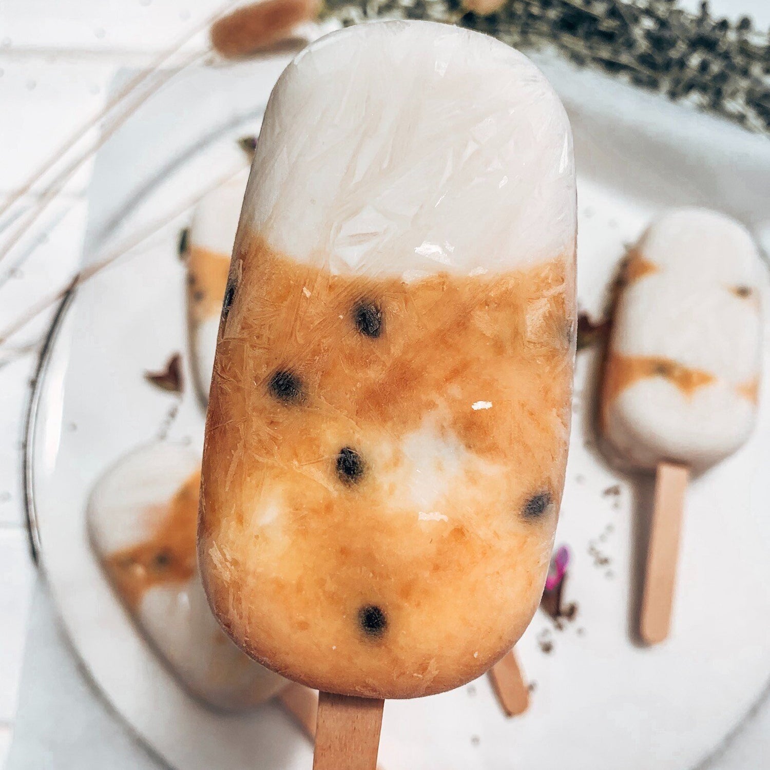 Emma's Peach-Passionfruit Pops Thermomix Recipe