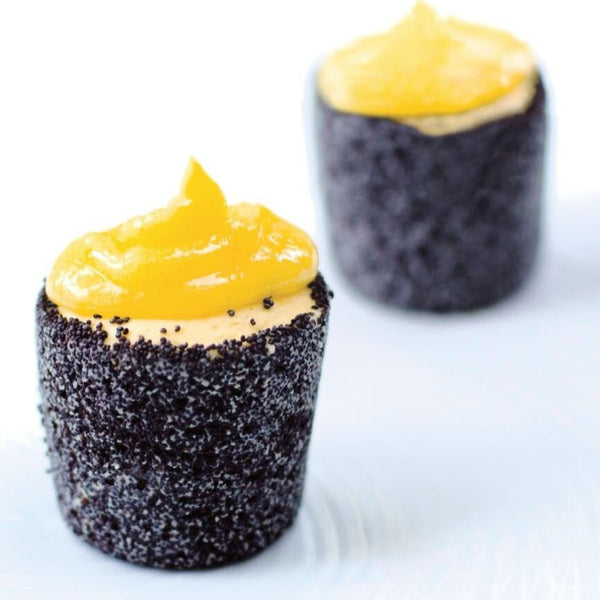 Lemon and Poppyseed Individual Cheesecakes