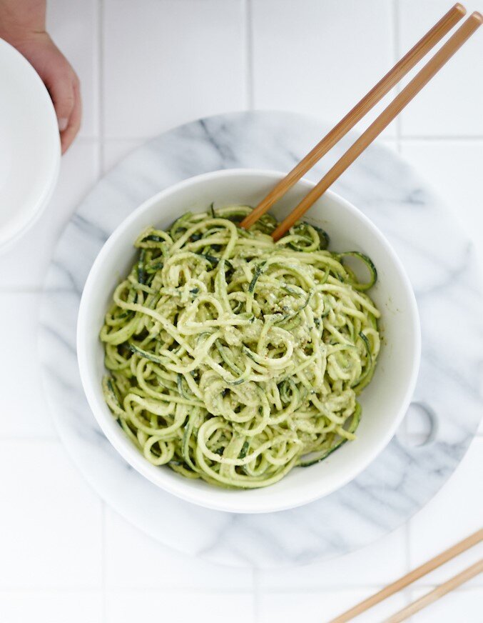 Thermomix Pesto Zoodles Recipe