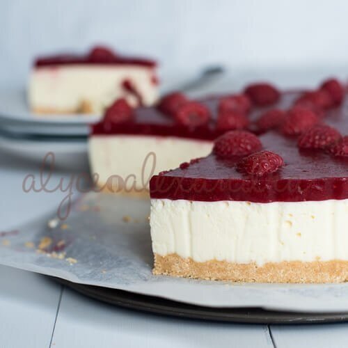 Thermomix Layered Raspberry Cheesecake Recipe