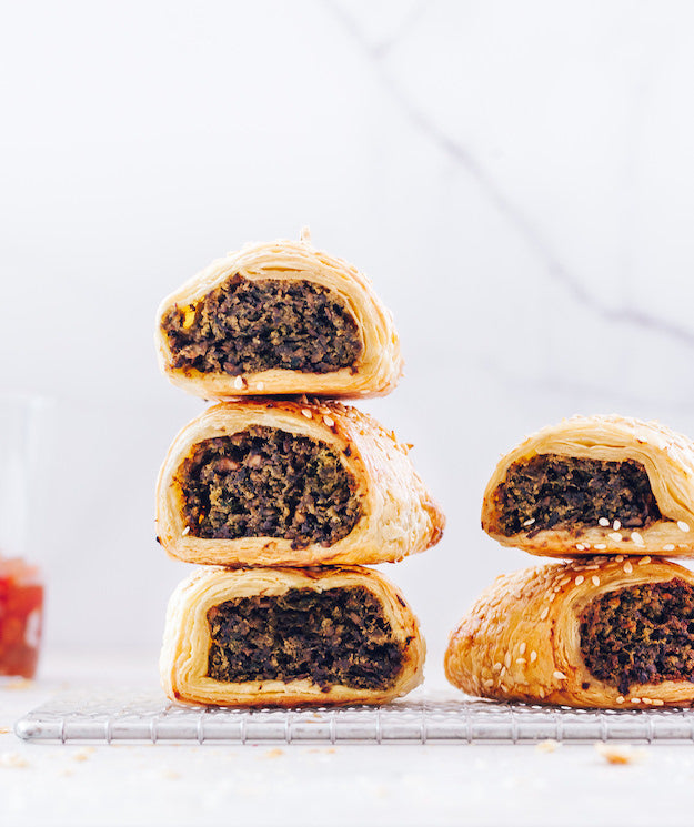 Mini Mushroom ‘Sausage’ Roll in the Thermomix