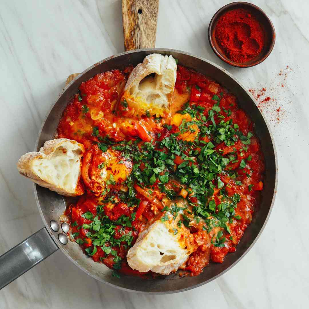 Slow Cooker Saucy Shakshouka | Recipe
