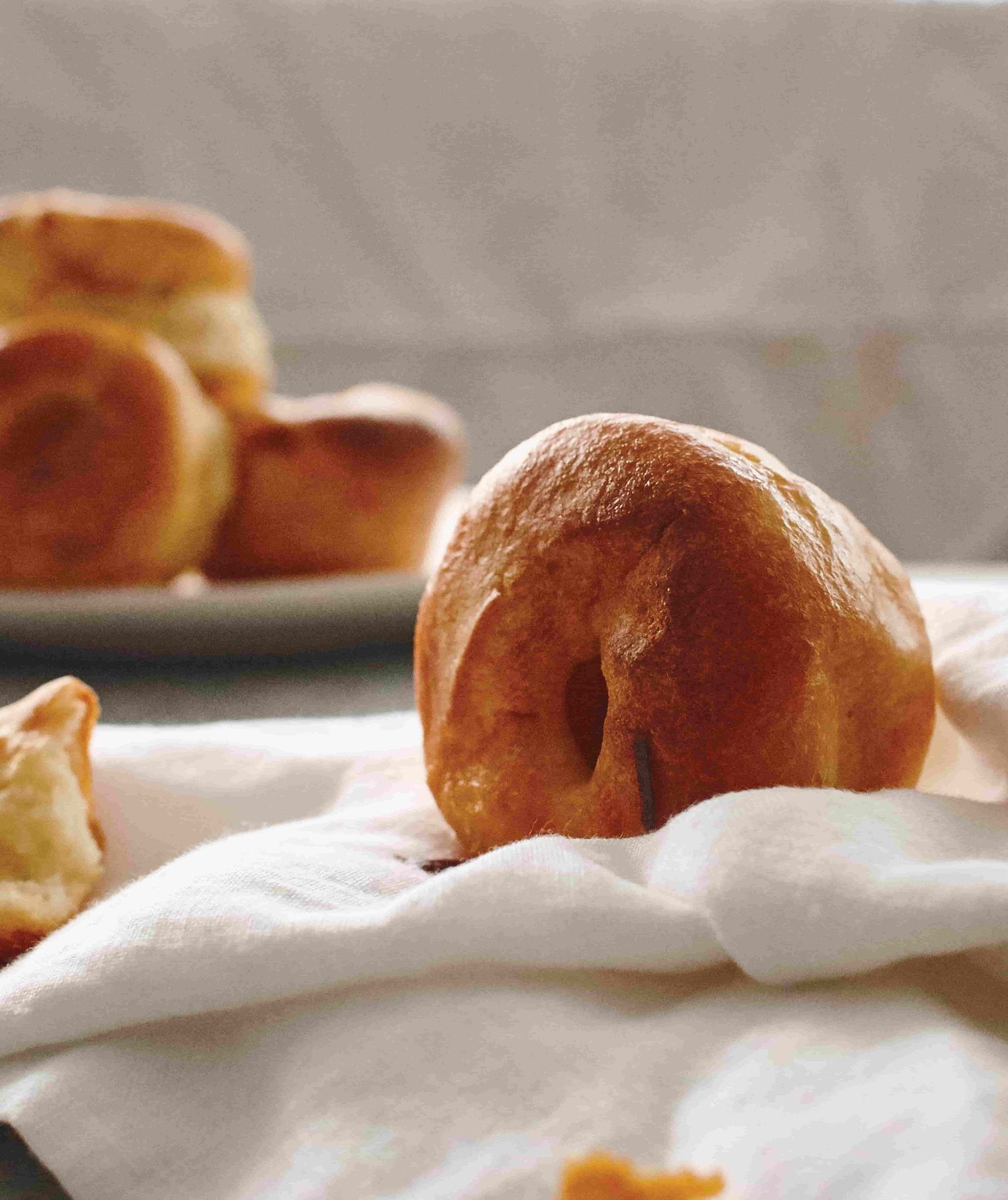 Yorkshire puddings made in Silicone Dariole Moulds
