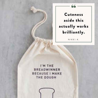 Customer review of the Breadwinner Bread Bag from Nikki K: cuteness aside, this actually works brilliantly