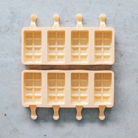 Chocolate block ice cream moulds set