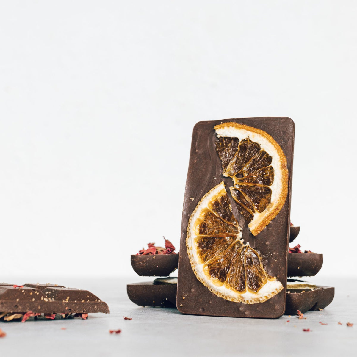 Chocolate block ice cream moulds