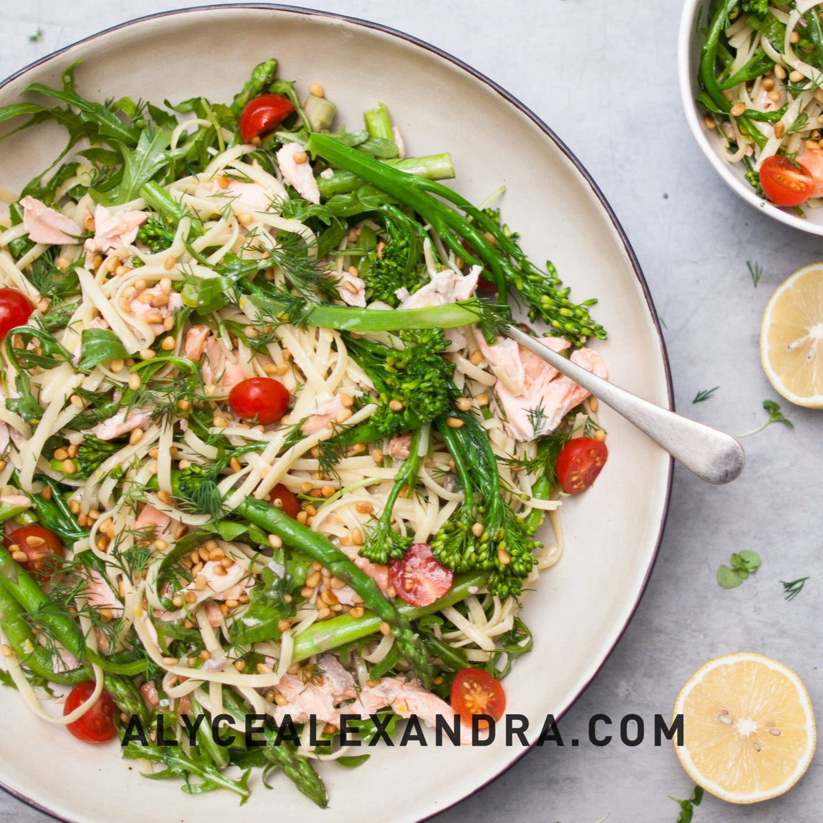 Flaked salmon steamed in the Thermomix Varoma