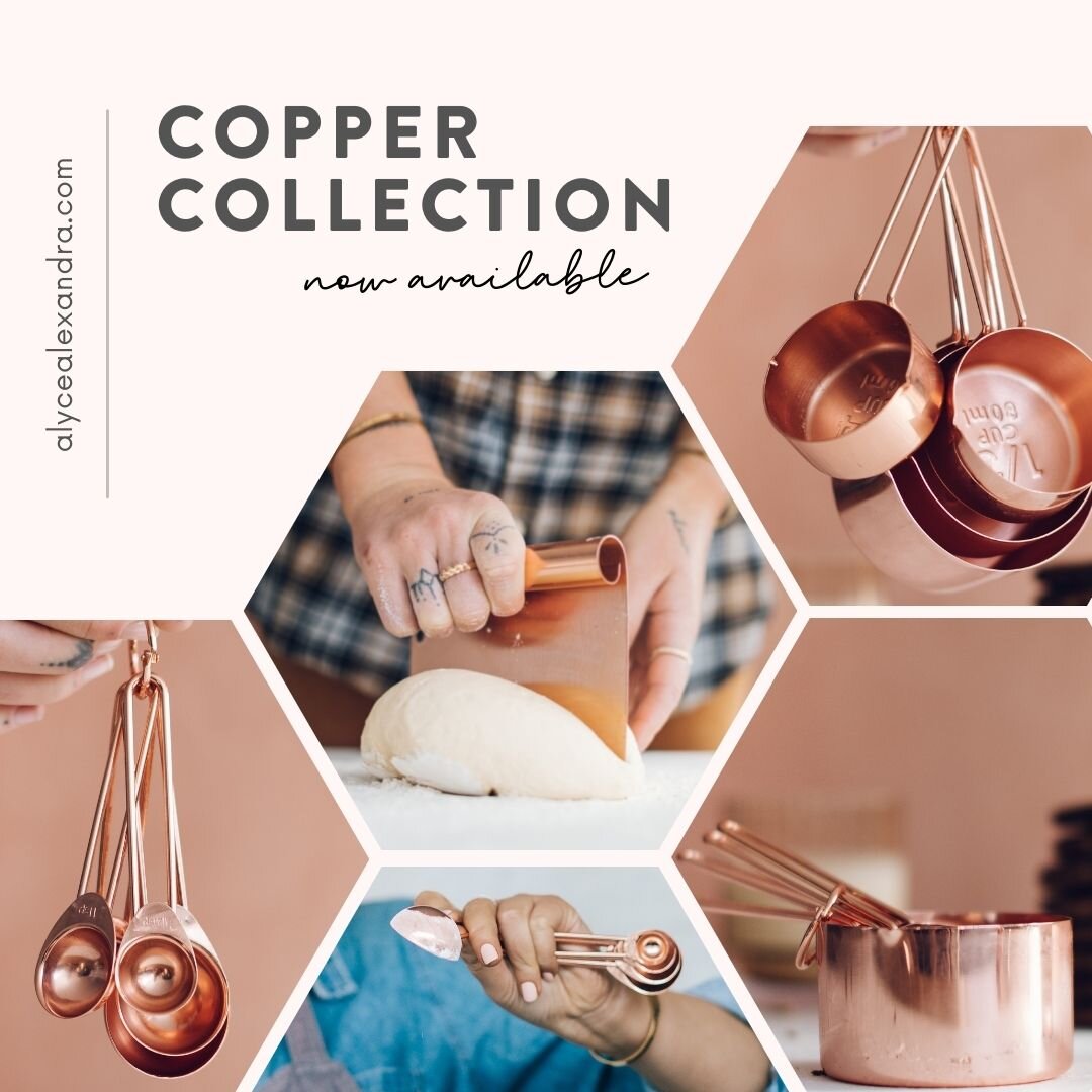 Copper Measuring Cups | 4 Piece Set
