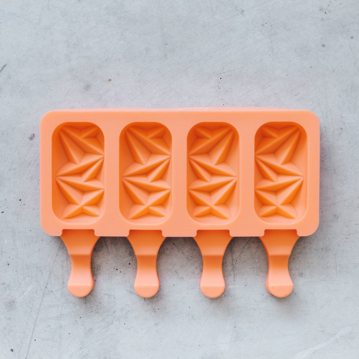 Crystal ice cream moulds with free sticks