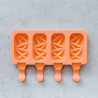 Crystal ice cream moulds with free sticks