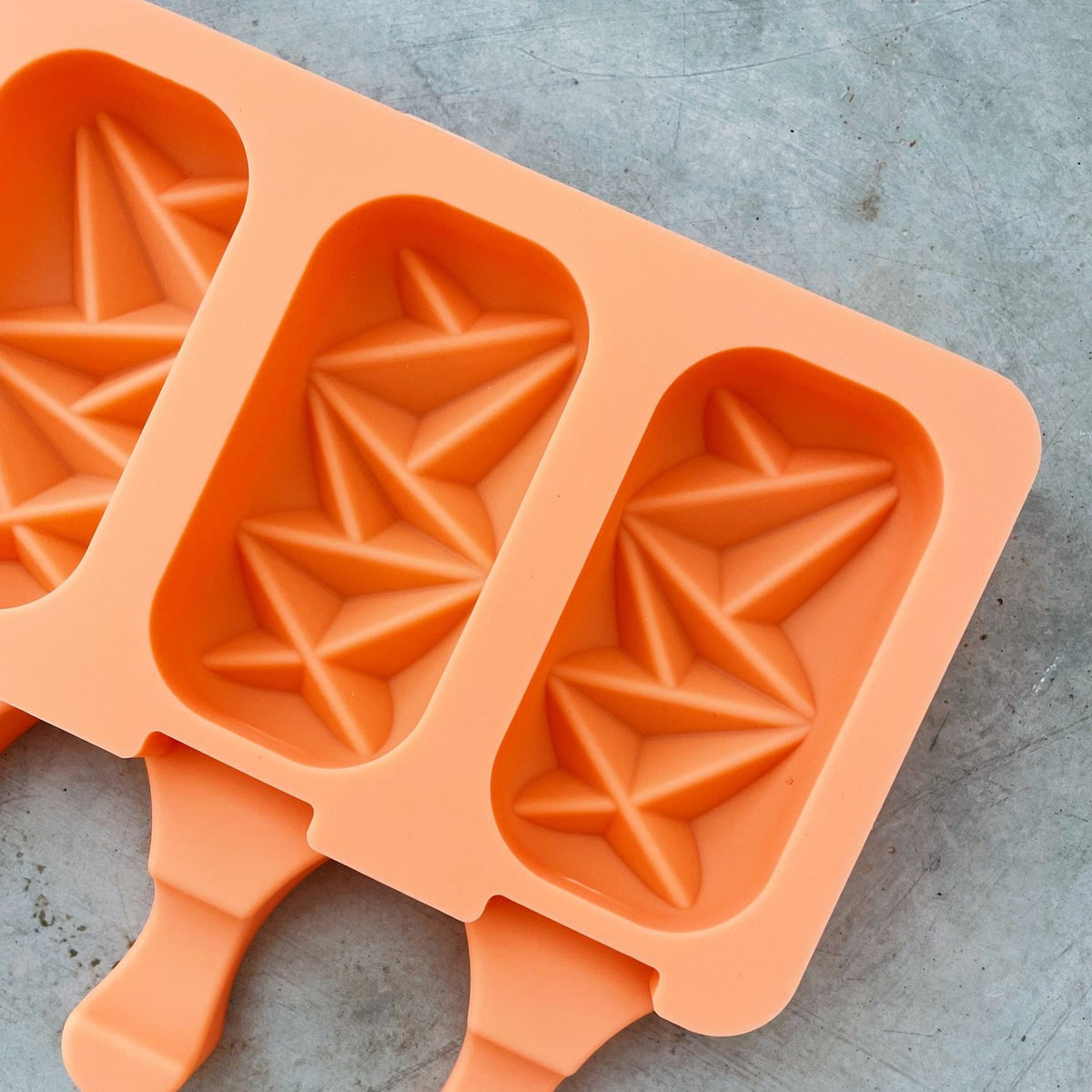 Crystal ice cream moulds set