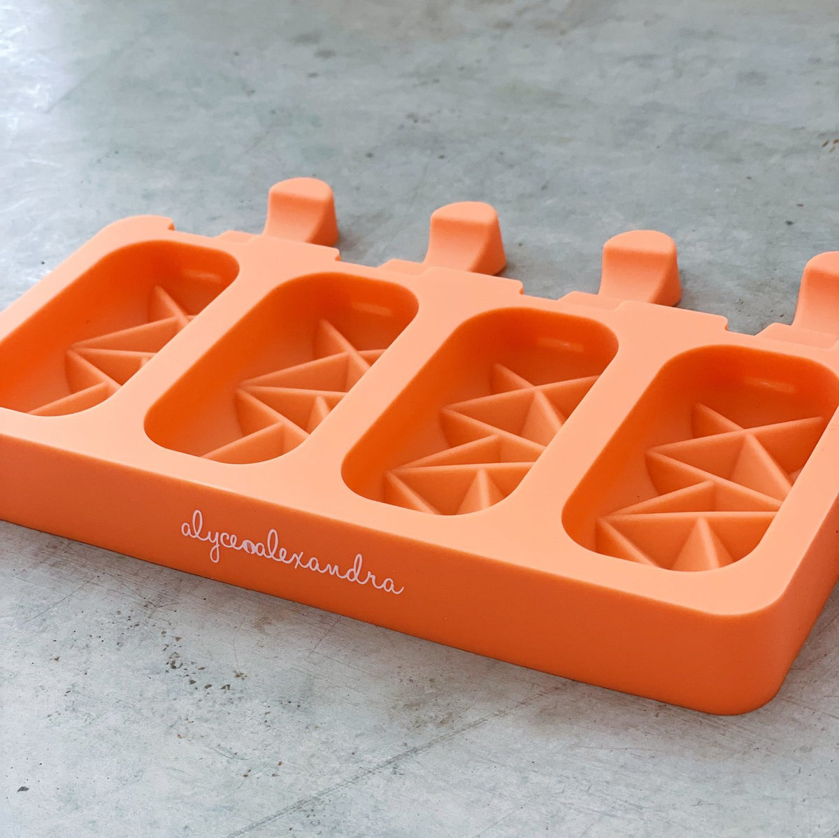 Crystal ice cream moulds