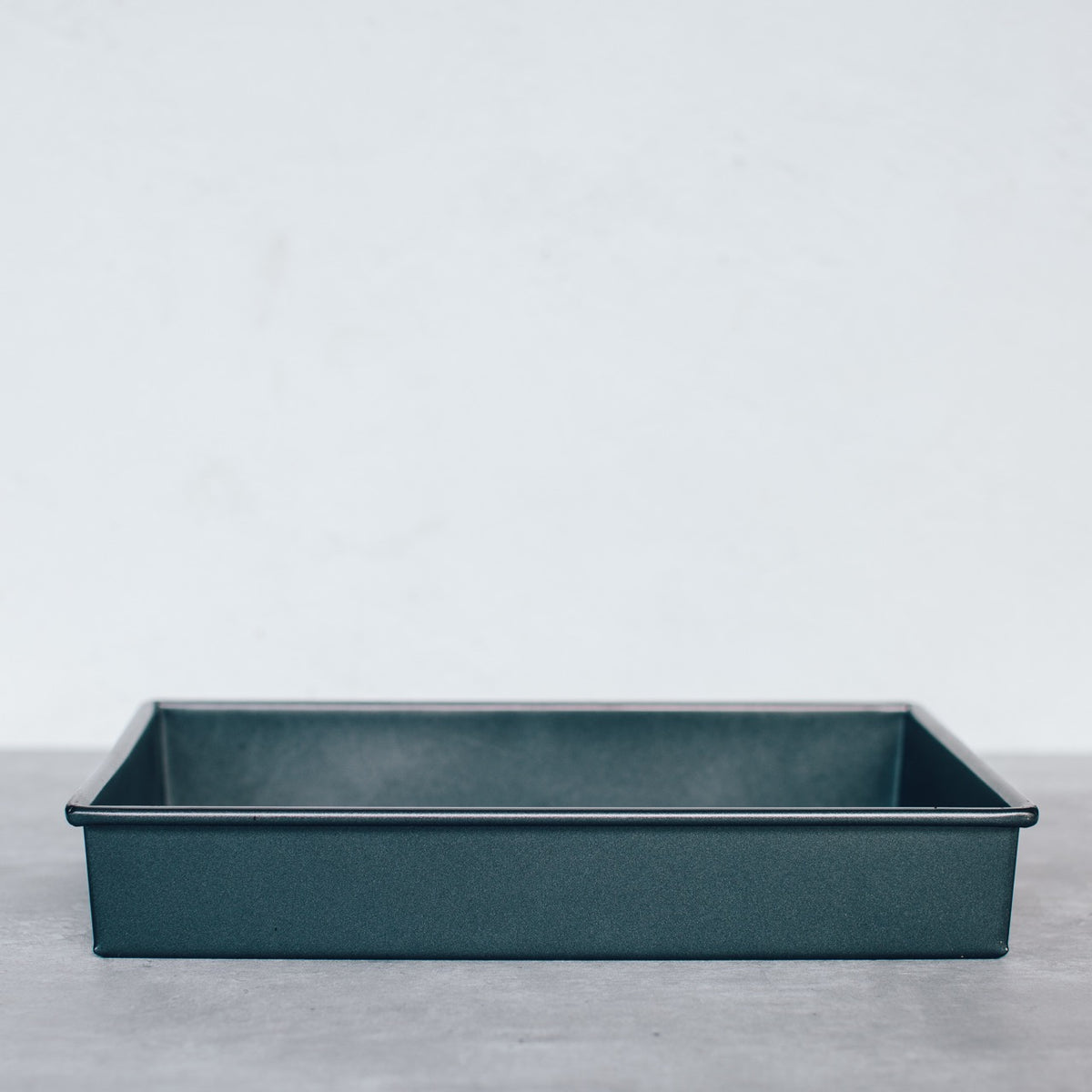 Empty Deep Sheet Pan shown from above, with high straight sides