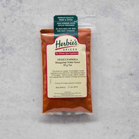 Herbies spices on the shelf