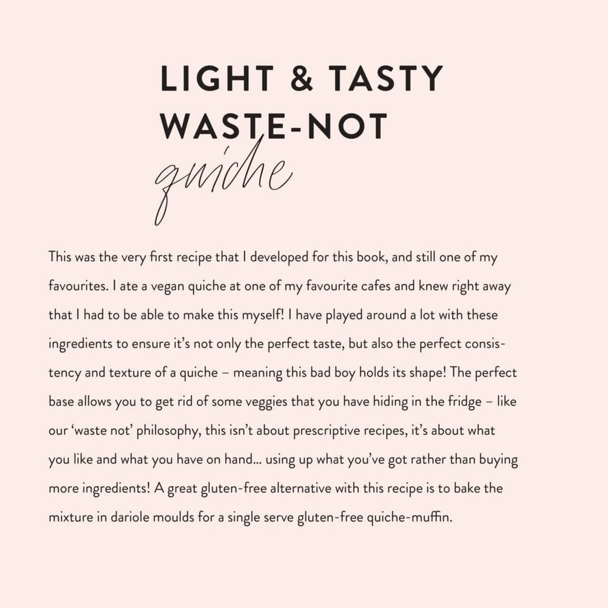 I Can't Believe It's Vegan Thermomix cookbook page