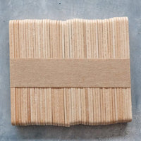 Reusable ice cream sticks in moulds