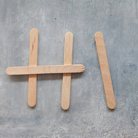 Ice cream sticks detail
