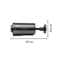 Dimensions of the Ice Shaver attachment: 25 cm long and 9.5 cm tall