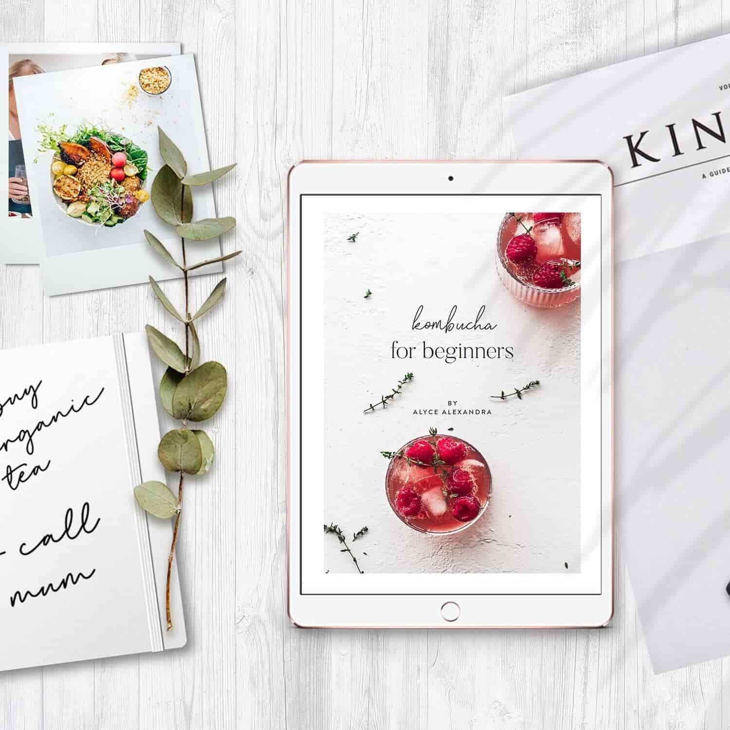 Kombucha for Beginners digital book cover