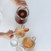 Tea and sugar for brewing kombucha