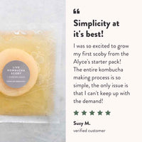 Kombucha SCOBY customer testimonial