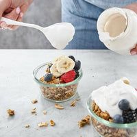 Coconut yoghurt thickened with kuzu