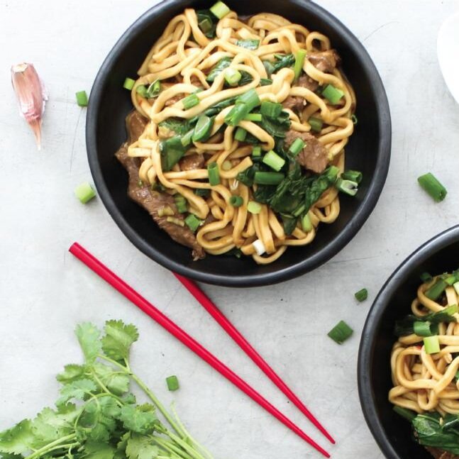 Recipe page from Quick Dinners in the Thermomix cookbook