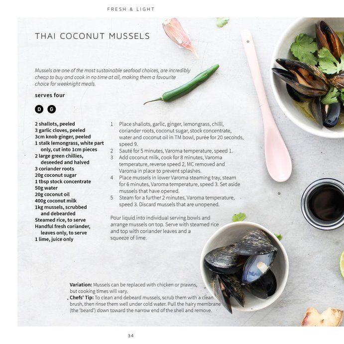 Thai coconut mussels from Quick Dinners in the Thermomix