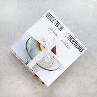 Quick Fix in the Thermomix wrapped in ribbon as a gift