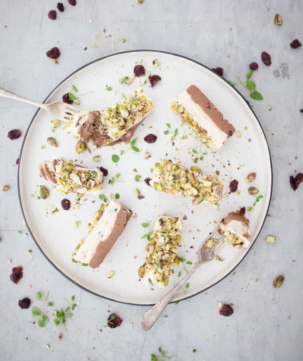 Christmas ice cream recipe from Recipes From Our Cooking School for Thermomix