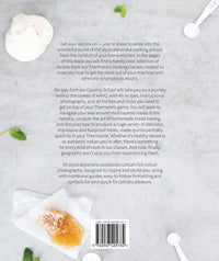 Back cover of Recipes From Our Cooking School, cookbook for Thermomix
