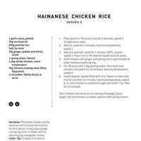 Hainanese chicken rice from Recipes From Our Cooking School for Thermomix
