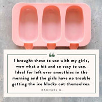 Silicone ice cream moulds customer testimonial