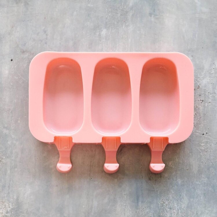 Silicone ice cream moulds