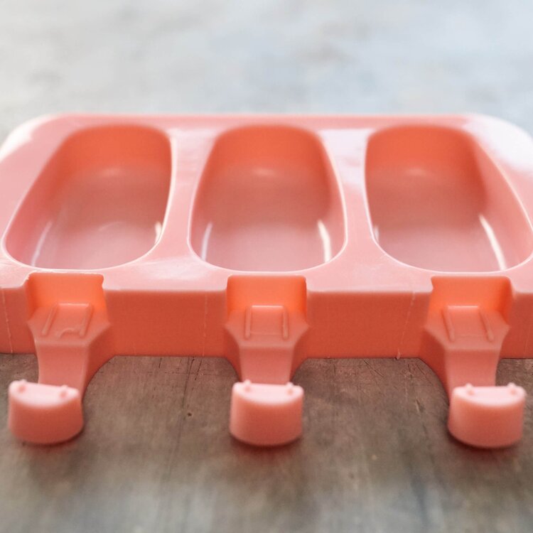 Silicone ice cream moulds