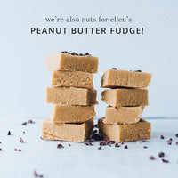 Peanut butter fudge set in the silicone square pan