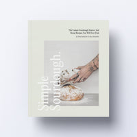 Simple Sourdough cookbook cover, the easiest sourdough starter and bread recipes you will ever find