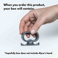 What comes in the box with the Suction Handle for Varoma Lid: the single suction handle, and hopefully not Alyce's hand
