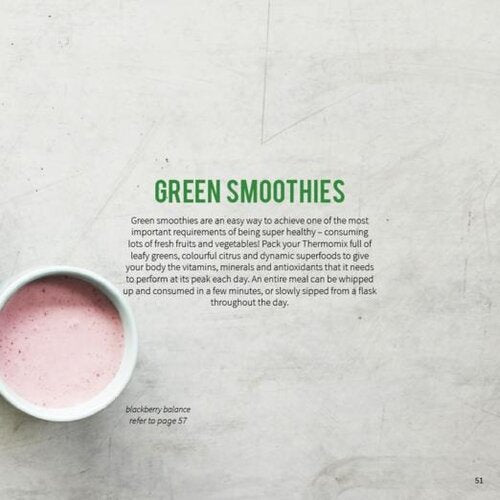 Super Healthy Recipes for Thermomix cookbook page