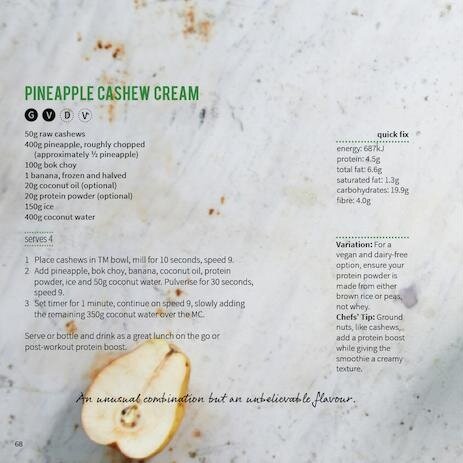 Super Healthy Recipes for Thermomix cookbook page