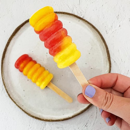 Swirl ice cream moulds set
